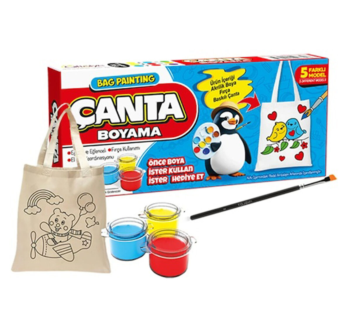 Giftölye Çanta Boyama Seti