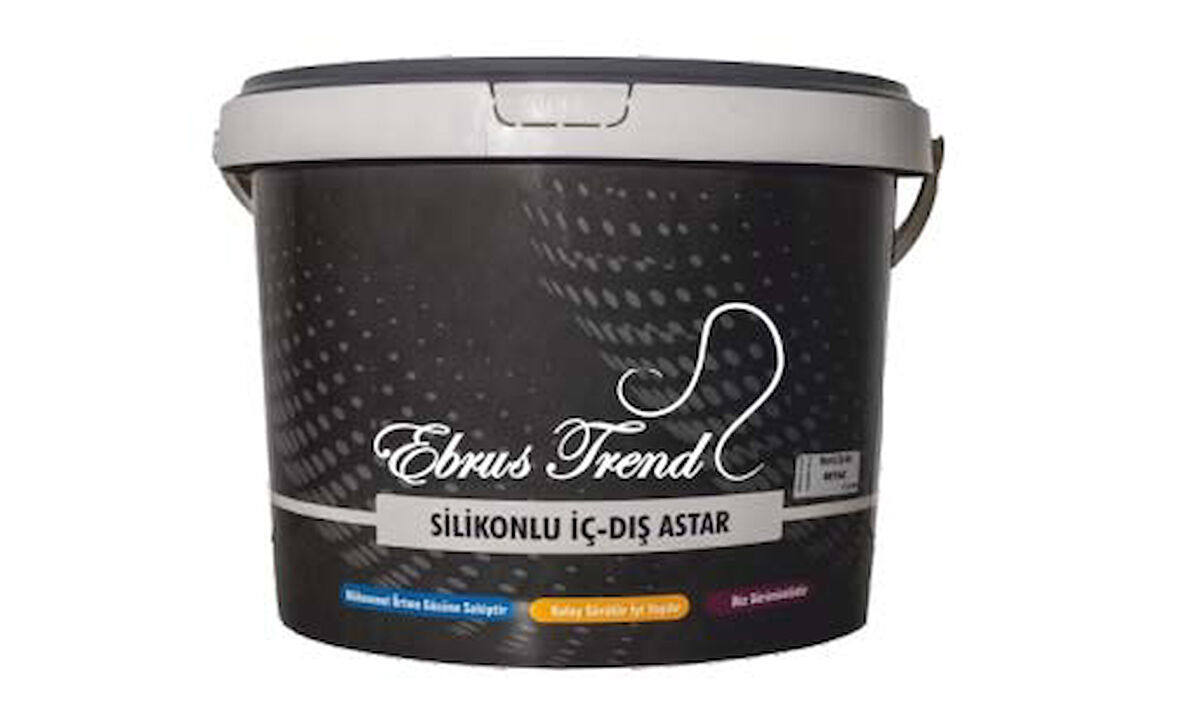 EBRUS TREND SİLİKONLU İÇ-DIŞ ASTAR 4 KG BEYAZ