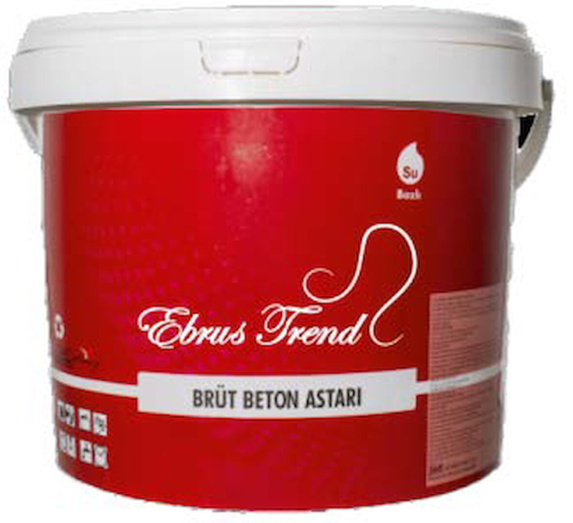 EBRUS TREND BRÜT BETON ASTARI KIRMIZI 10 KG