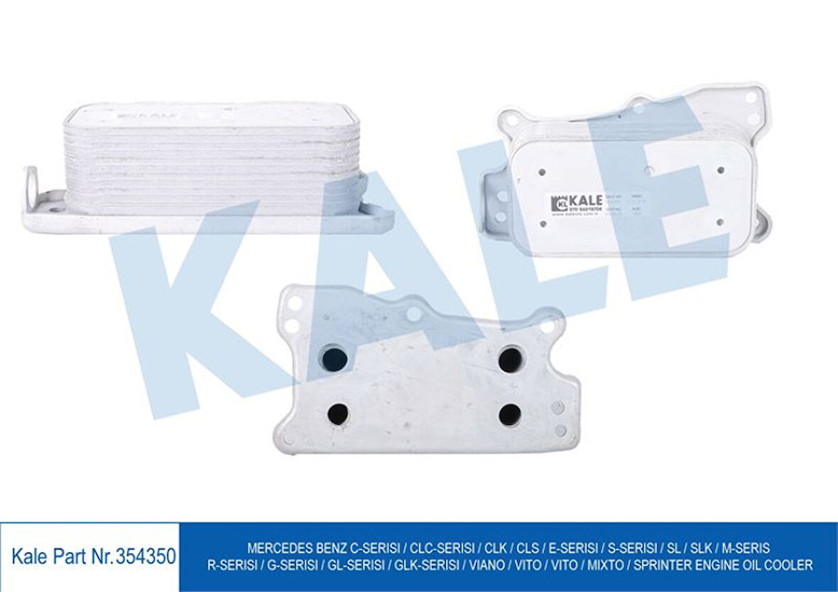 Mercedes Yag Sogutucusu (m272) W203 05>07 W204 07>14 C209 05>09 C219 06>10 W211 06>08 W212 09>13 W221 06>13 - Kale 354350