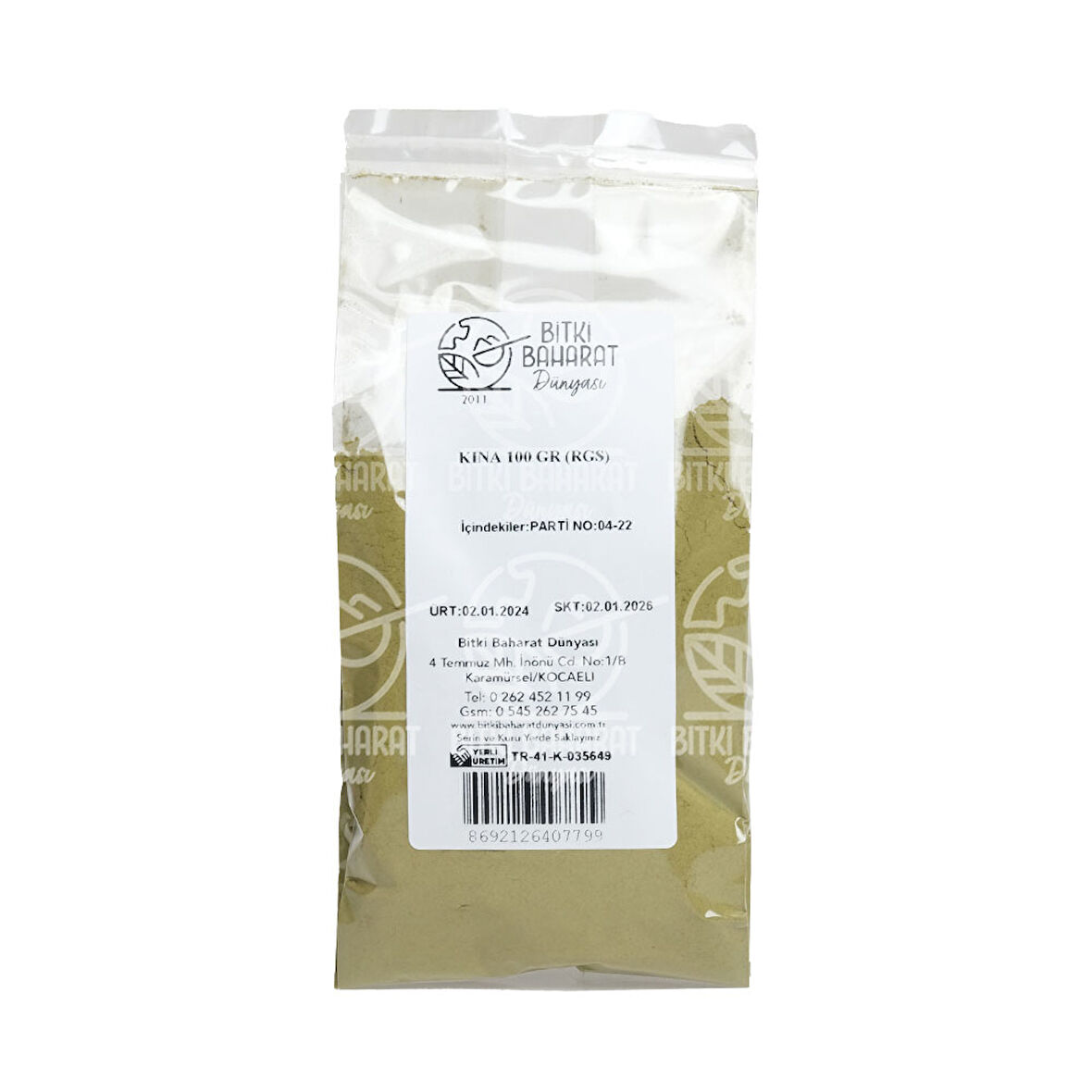 Kına (Rgs) 100 Gr