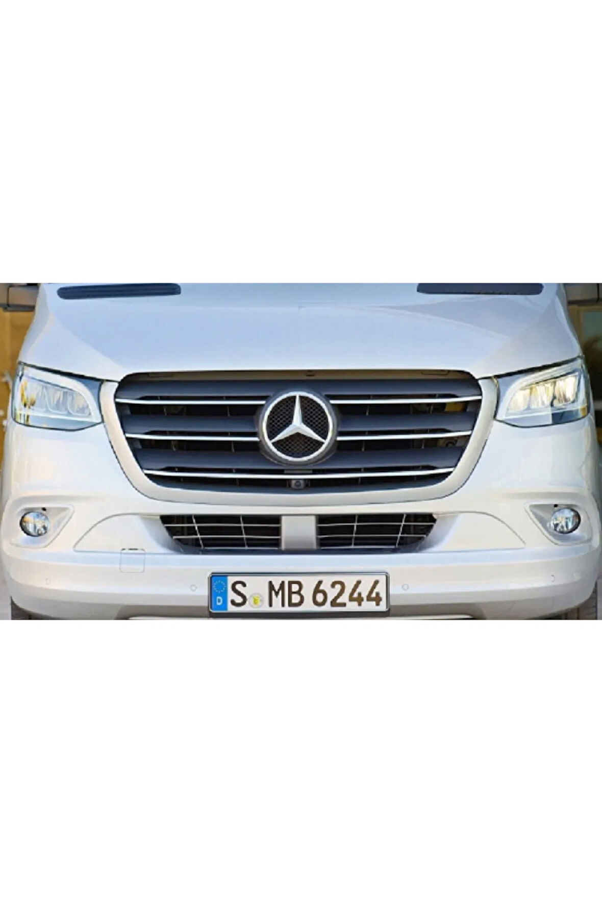 Mercedes Sprinter W907 Krom Ön Panjur 5 Prç. 2018 Ve Üzeri Paslanmaz Çelik