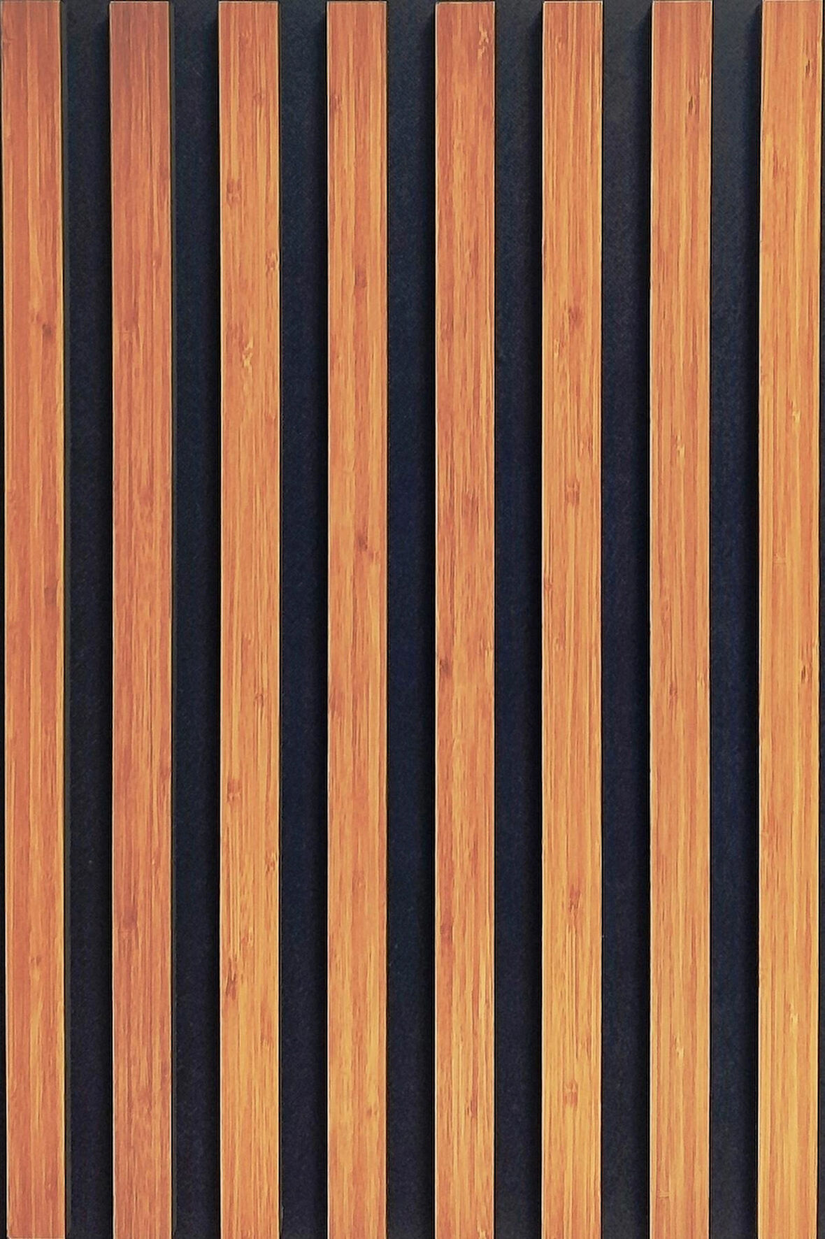 240 CM 12 ADET KENDİNDEN YAPIŞKANLI 8 MM AHŞAP ÇITA - BAMBU RENGİ