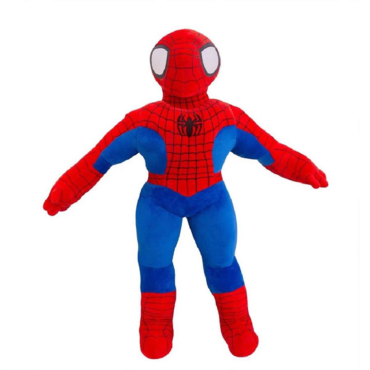 İthal Kumaş Örümcek Adam Spiderman Figür Peluş Oyuncak Uyku & Oyun Arkadaşı Büyük Boy 35 cm. MDL A