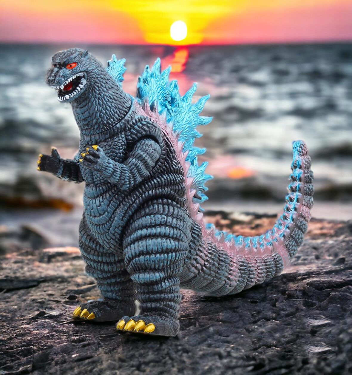 Godzilla vs. Kong Giant Godzilla Ejderha Eklemli Aksiyon Karakter Figür Oyuncak Jumbo Boy 40 cm MDLA