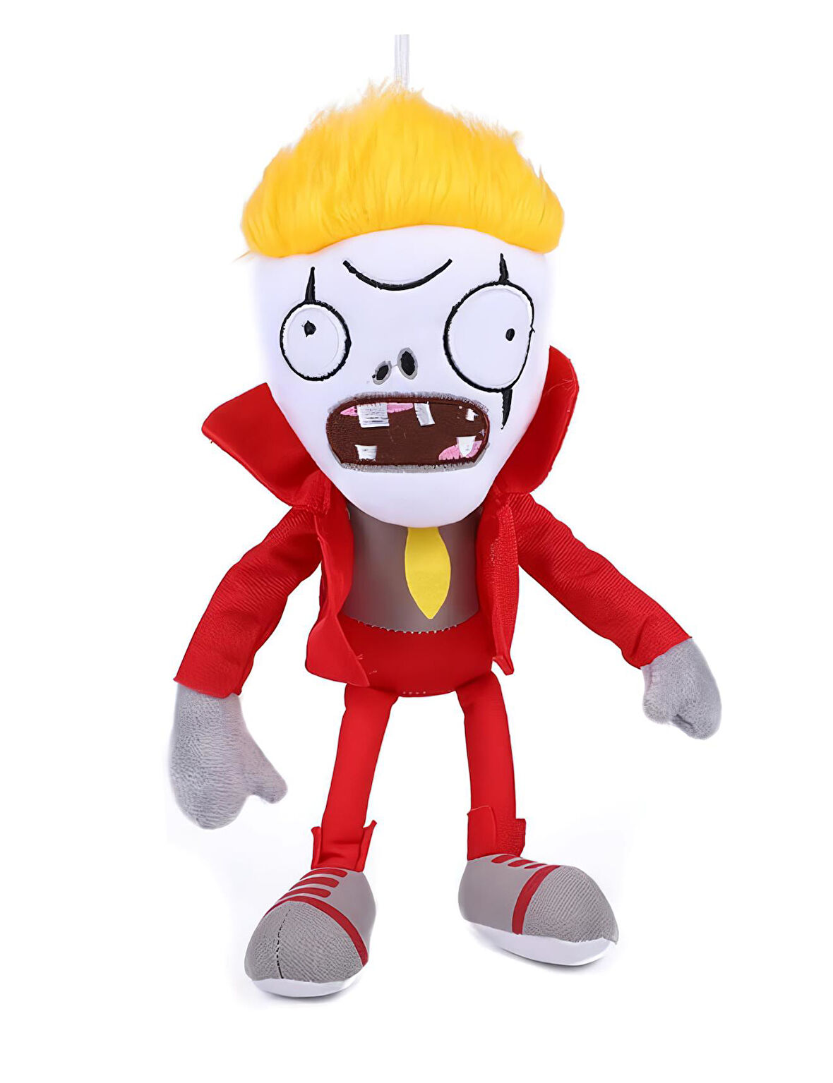 İthal Kumaş Plants vs. Zombies PVZ Serisi Sesli Karakter Figür Peluş Oyuncak Bass Zombie 28 cm.