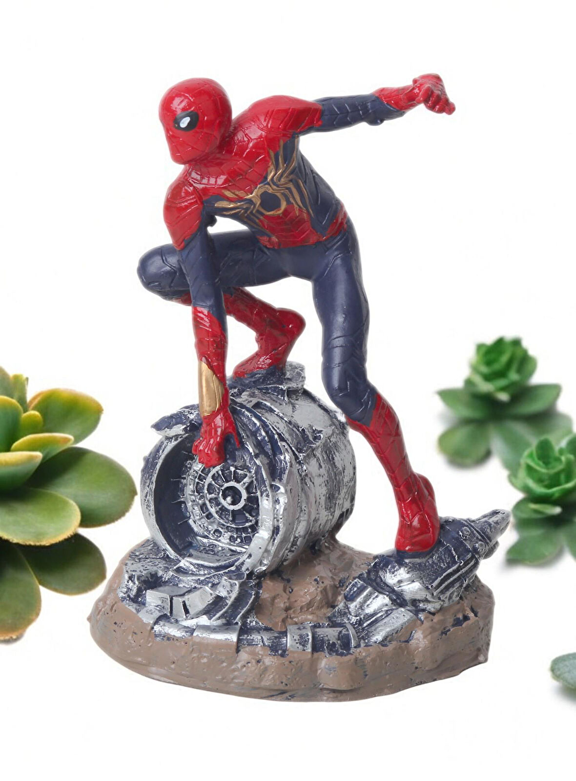 Spiderman Örümcek Adam Koleksiyon Karakter Figür Biblo Doğum Günü Ev Ofis Yeni Yıl Hediyesi 18 cm.