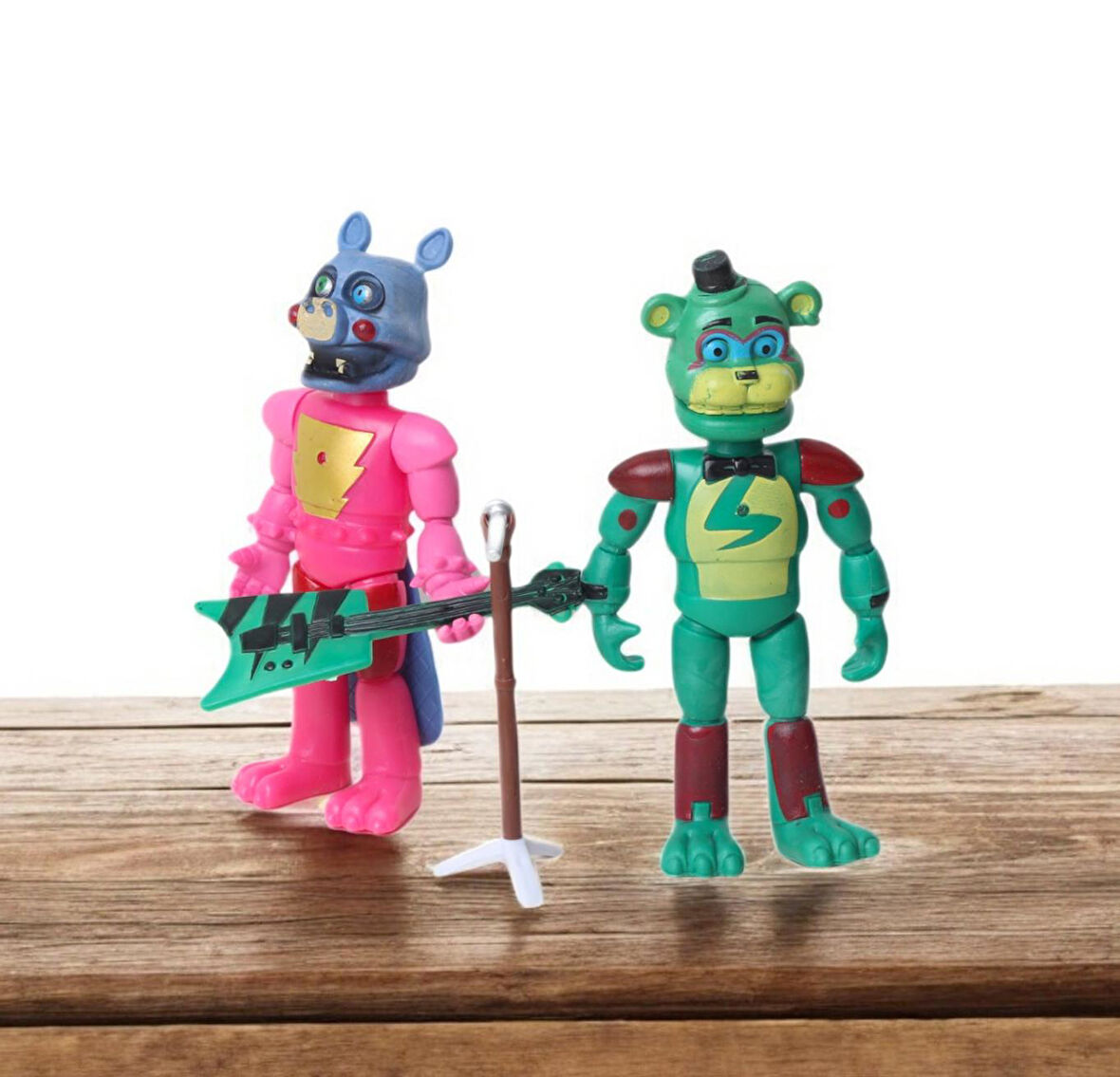 Five Nights at Freddy's FNAF Eklemli Sökülür Takılır 2’li Figür Oyuncak Seti G. Freddy 2 & Pigpatch
