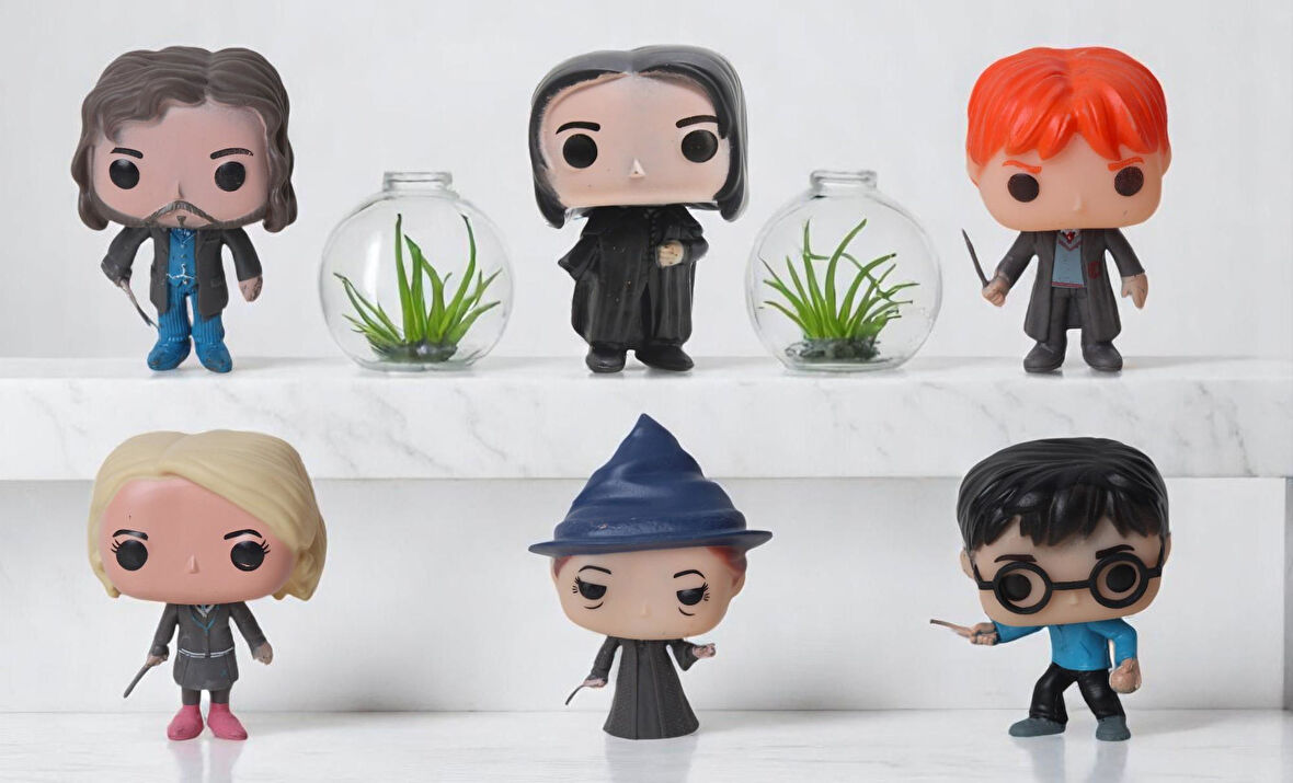 Harry Potter Pop Stil Sirius Black Severus Snape Ron Weasley  Luna Lovegood M Mcgonagall 6lı Oyuncak
