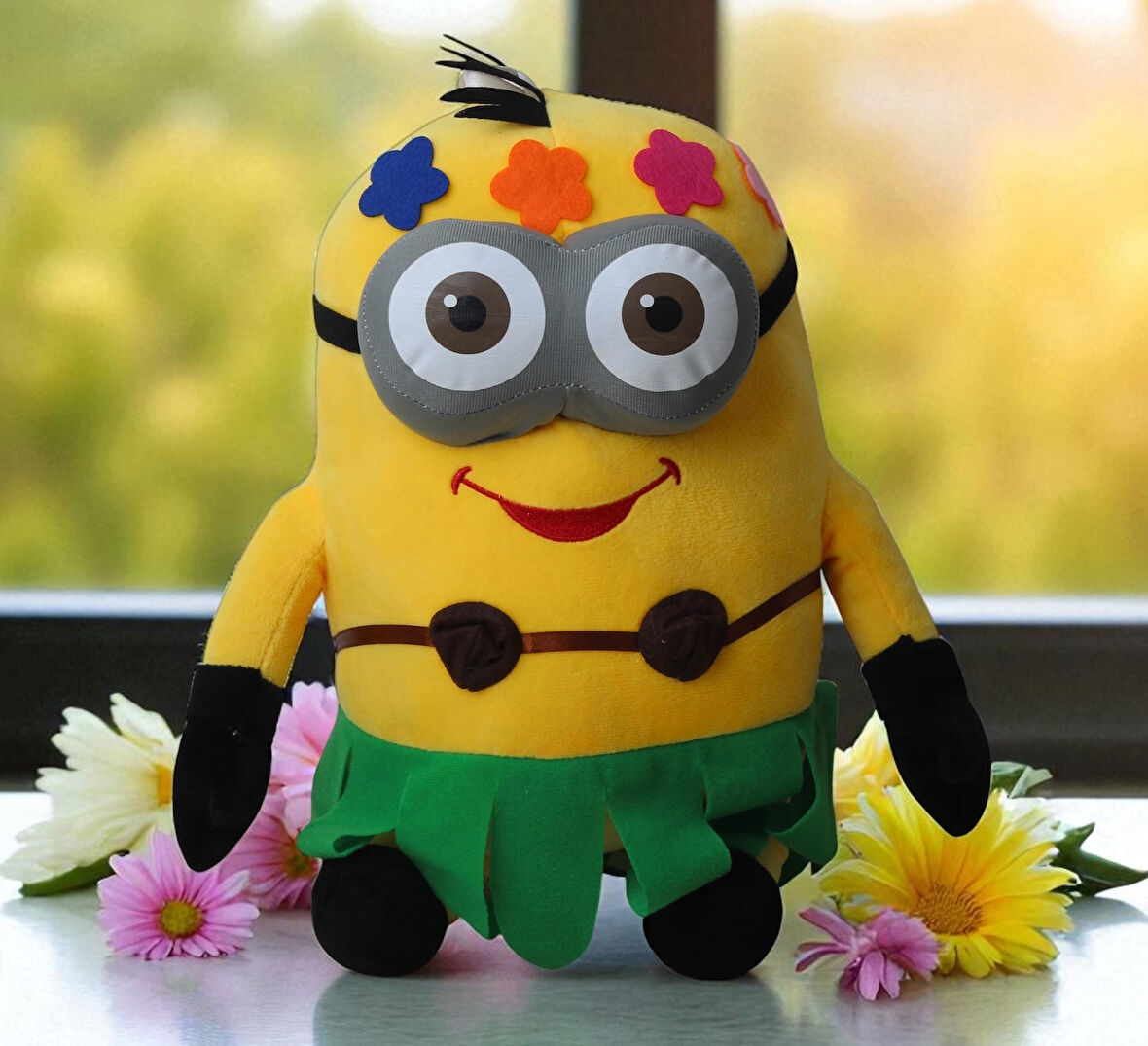 Despicable Me Minions Çılgın Hırsızlar Tatilde Karakter Figür Peluş Oyuncak Uyku Oyun Arkadaşı 35 cm
