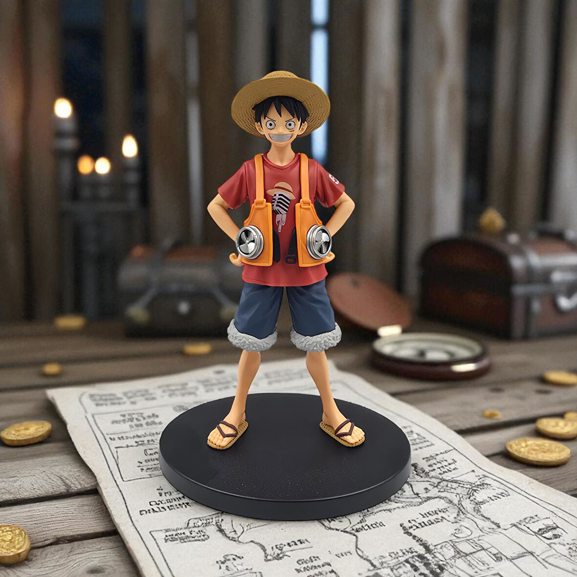One Piece Monkey D. Luffy Anime Figür 17 cm Dekoratif Koleksiyon Biblo Oyuncak Model Gençlere Hediye