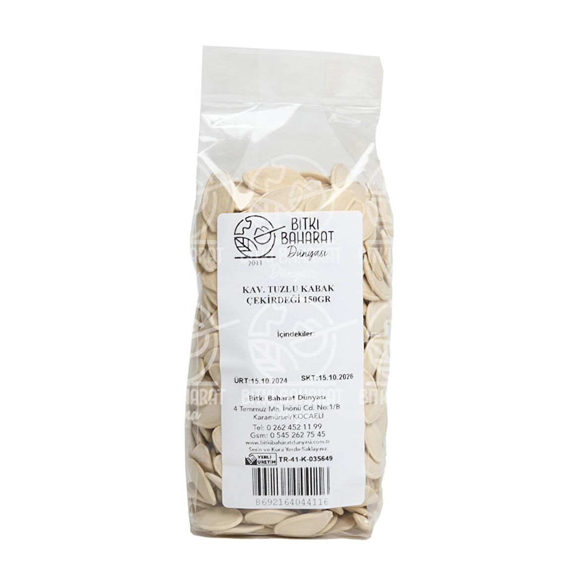 Kav. Tuzlu Kabak Çekirdeği 150Gr