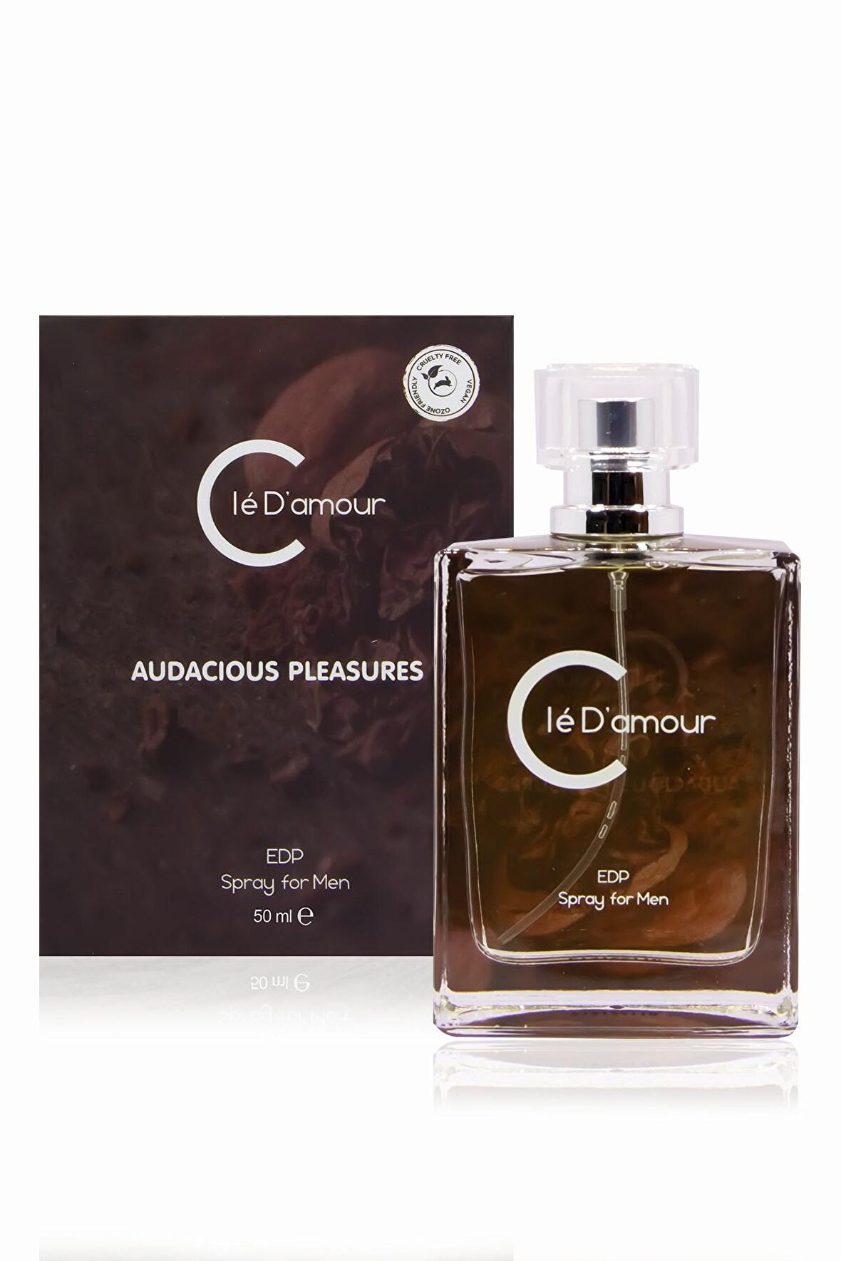 Cle D'Amour Erkek Parfüm 50 ml - Audacious Pleasures (Fougère/Aromatik) Men - Vegan