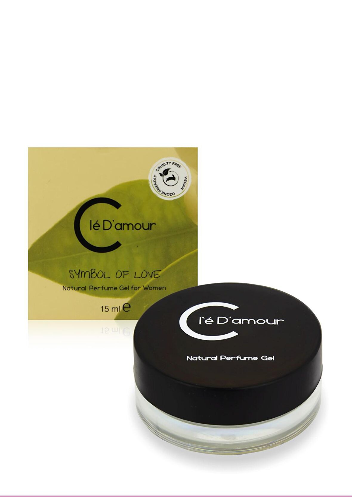 Cle D'Amour Kadın Jel Parfüm 15 ml - Symbol Of Love (Meyveli/Çiçeksi) Women - Vegan