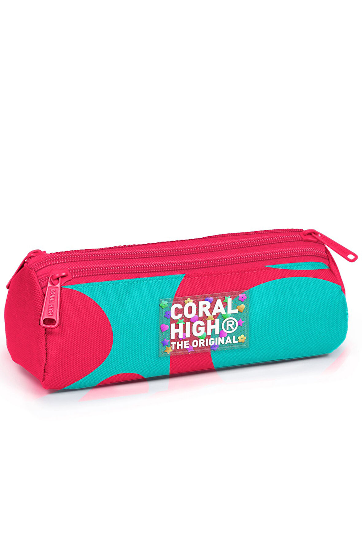 Coral High Kids Koyu Pembe Turuncu Desenli Thermo Beslenme Çantası 22784