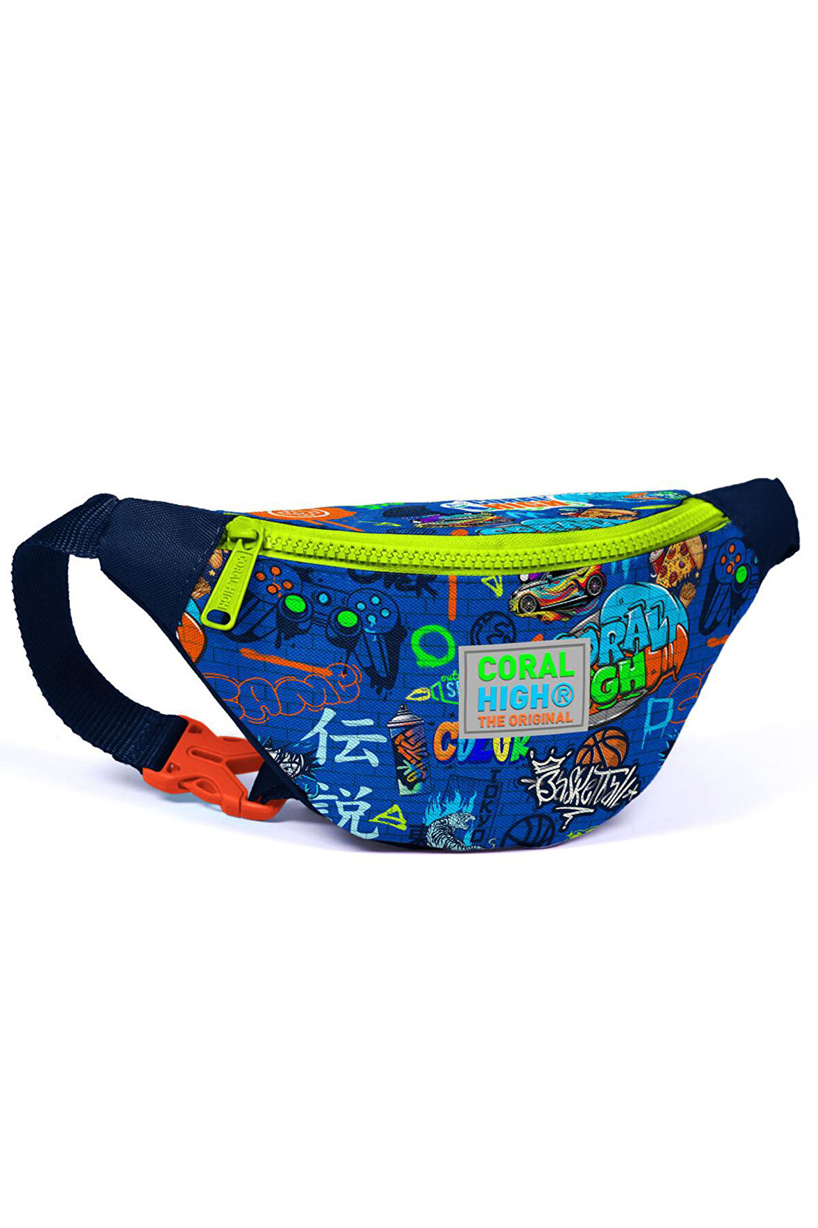 Coral High Kids Saks Grafiti Desenli Bel Çantası 11519