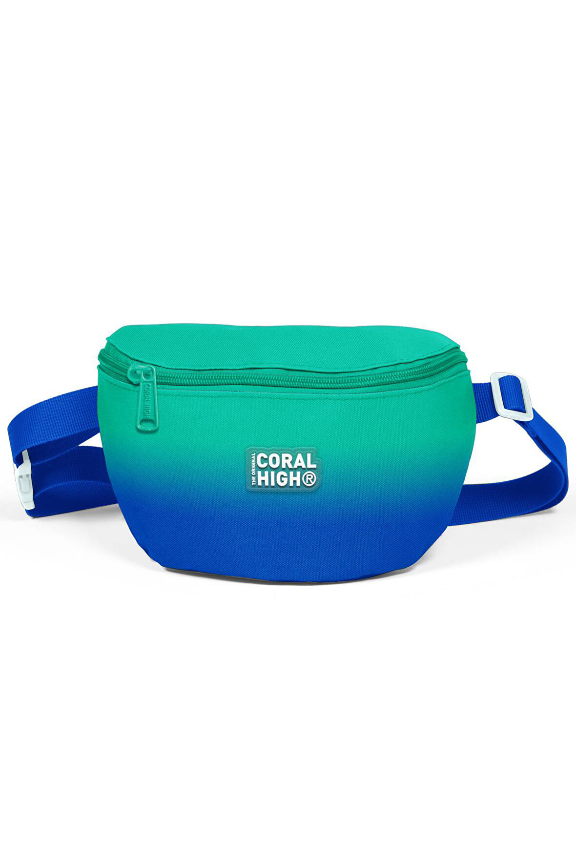 Coral High Kids Yeşil Saks Renk Geçişli Bel Çantası 11557