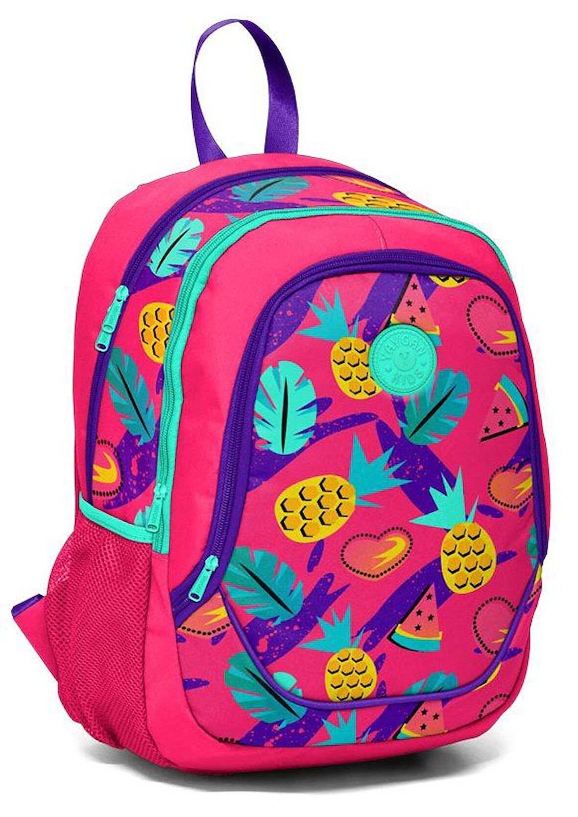 Yaygan Kids Fuşya Ananas Kız Çocuk İlkokul Çantası