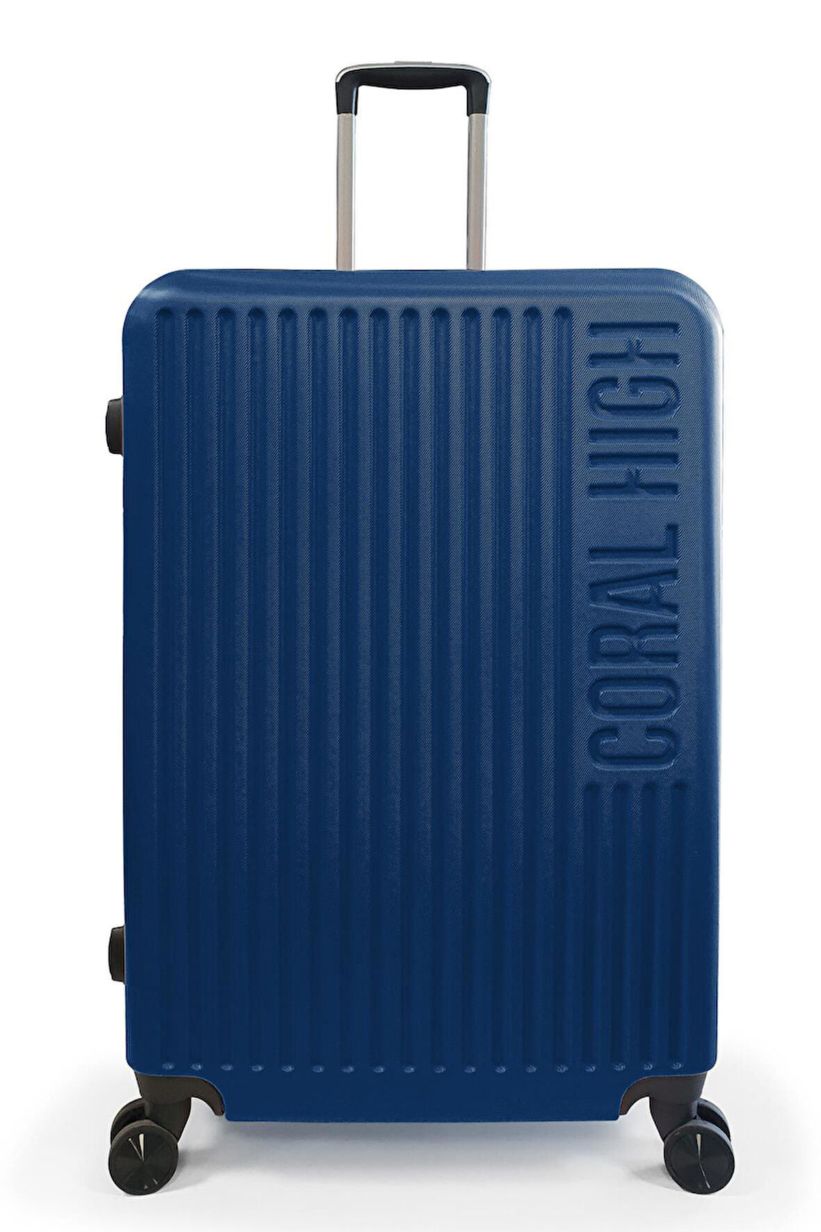 Coral High ABS Lacivert Büyük Boy Valiz 16408