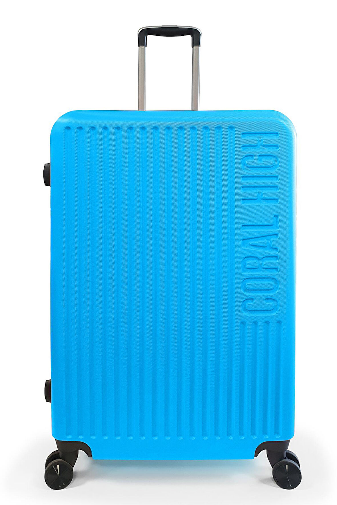 Coral High ABS Mavi Büyük Boy Valiz 16428