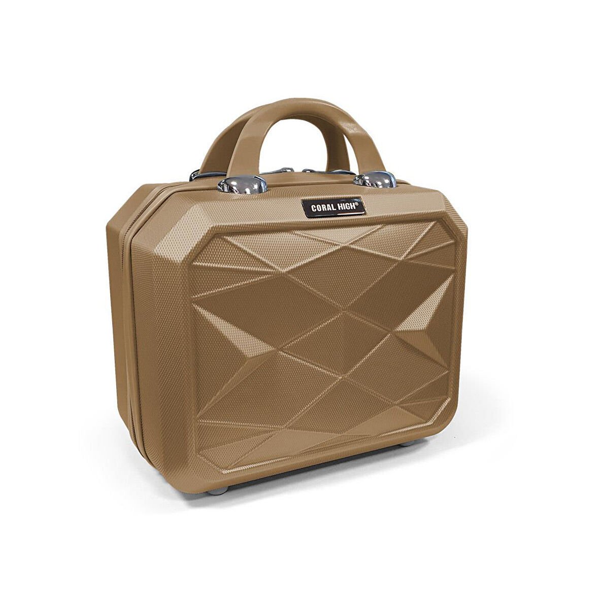 Coral High Diamond ABS Latte Makyaj Çantası 16634
