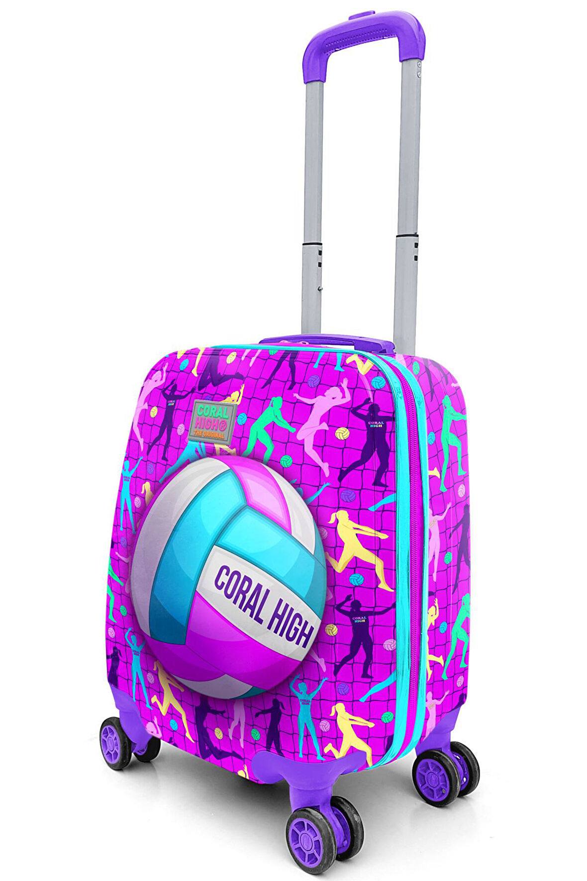 Coral High Kids Voleybol Desenli Çocuk Valizi 16774