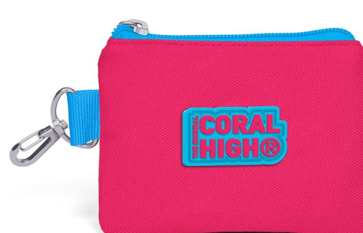 Coral High Narciceği Bozuk Para Çantası - Kız Çocuk