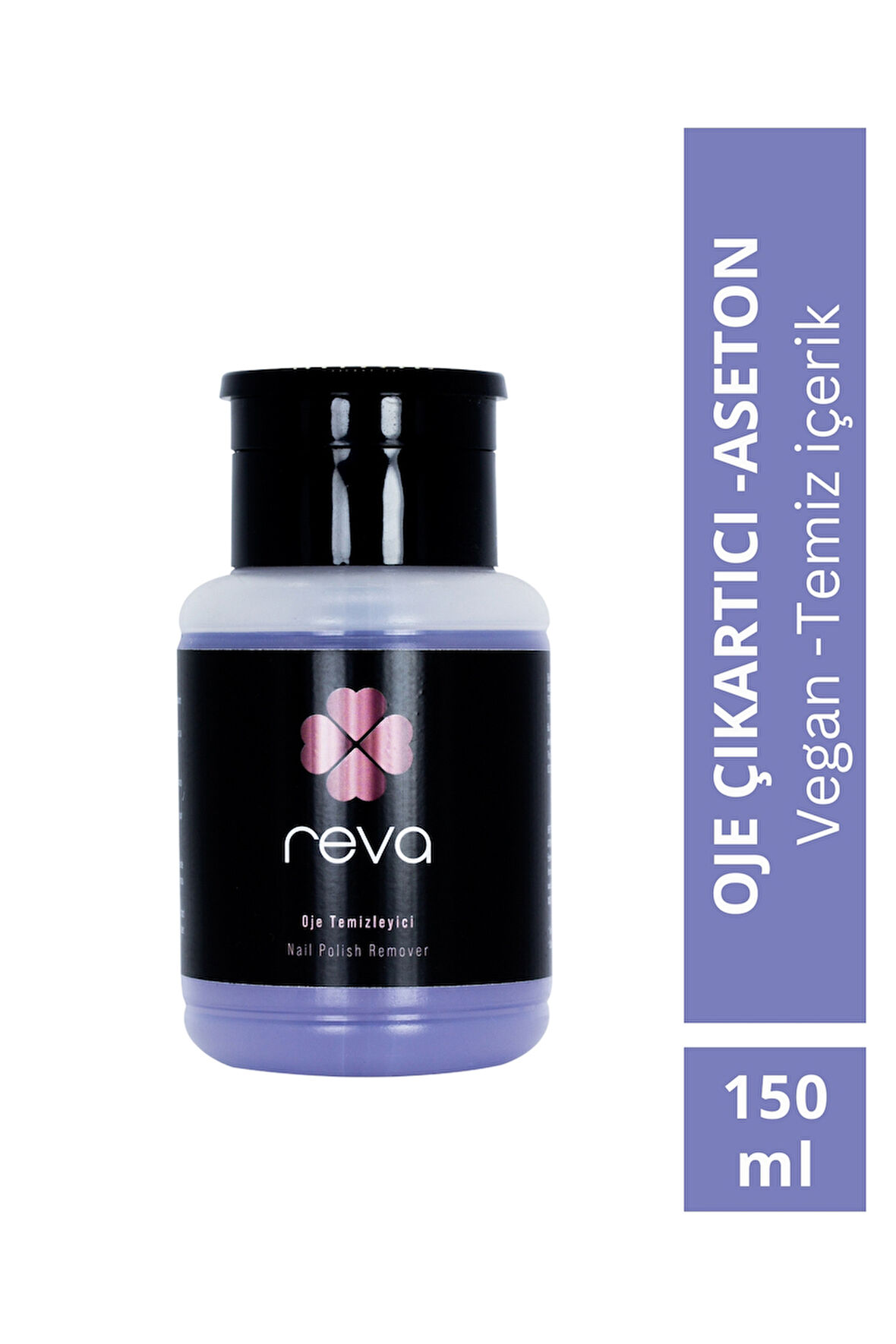 Oje Çıkartıcı & Nail Polish Remover 150 ml - Vegan & Temiz Içerik