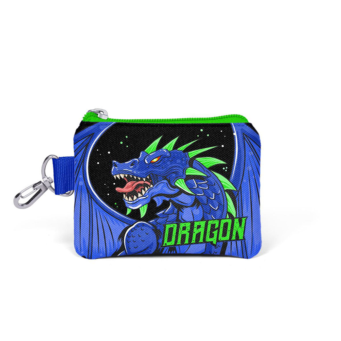 Coral High Kids Siyah Saks Ejderha Desenli Bozuk Para Çantası 21877