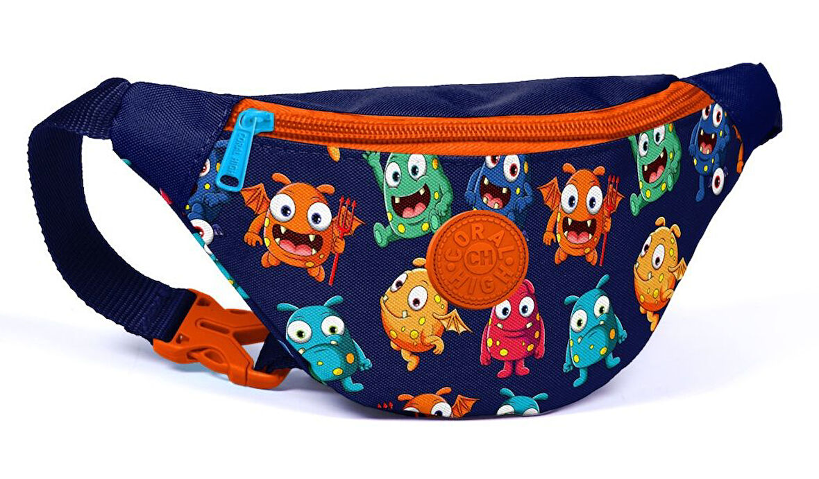 Coral High Kids Bel Çantası Canavar Desenli - Lacivert - Erkek Çocuk 22633