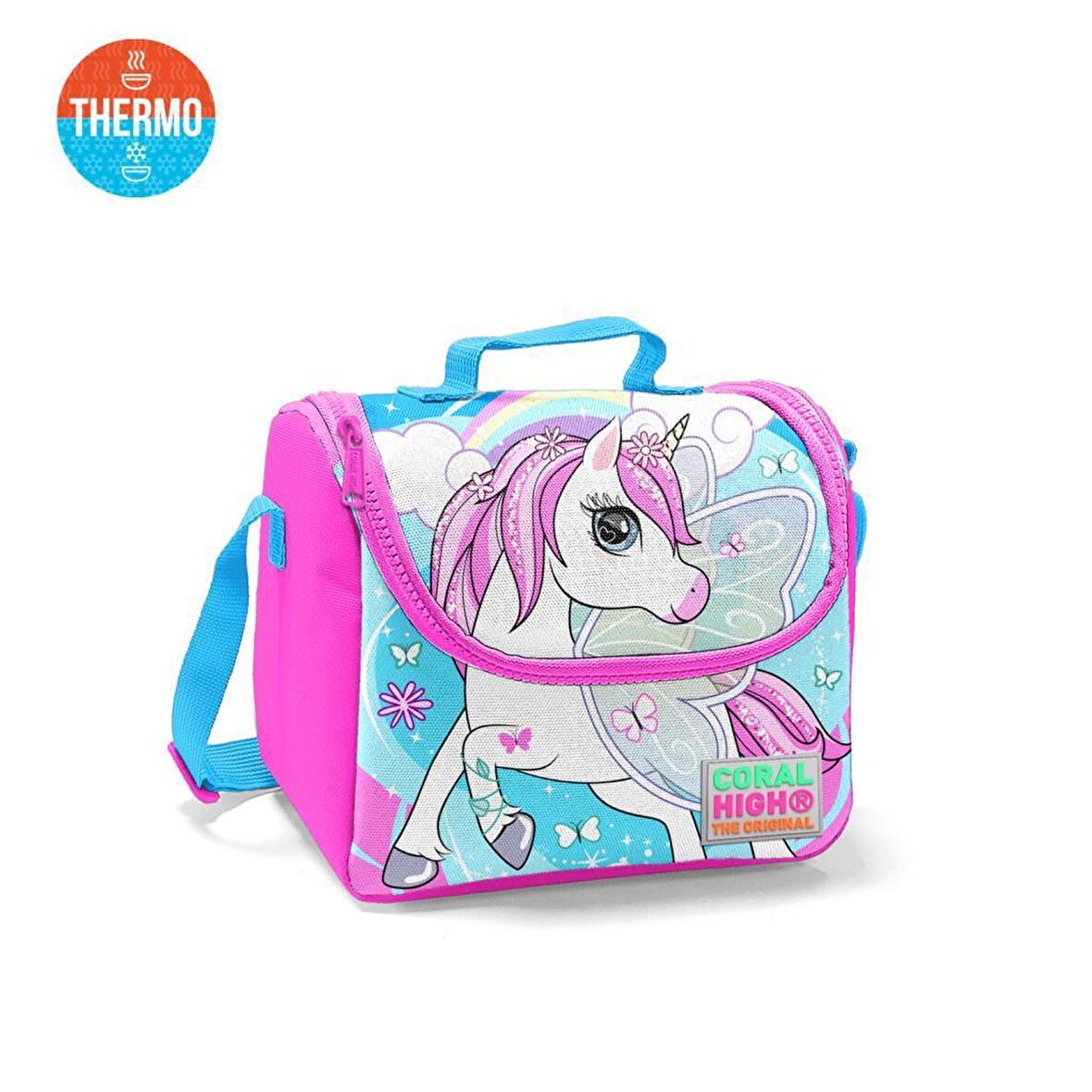 Coral High Thermo Beslenme Çantası Unicorn Desenli 22711