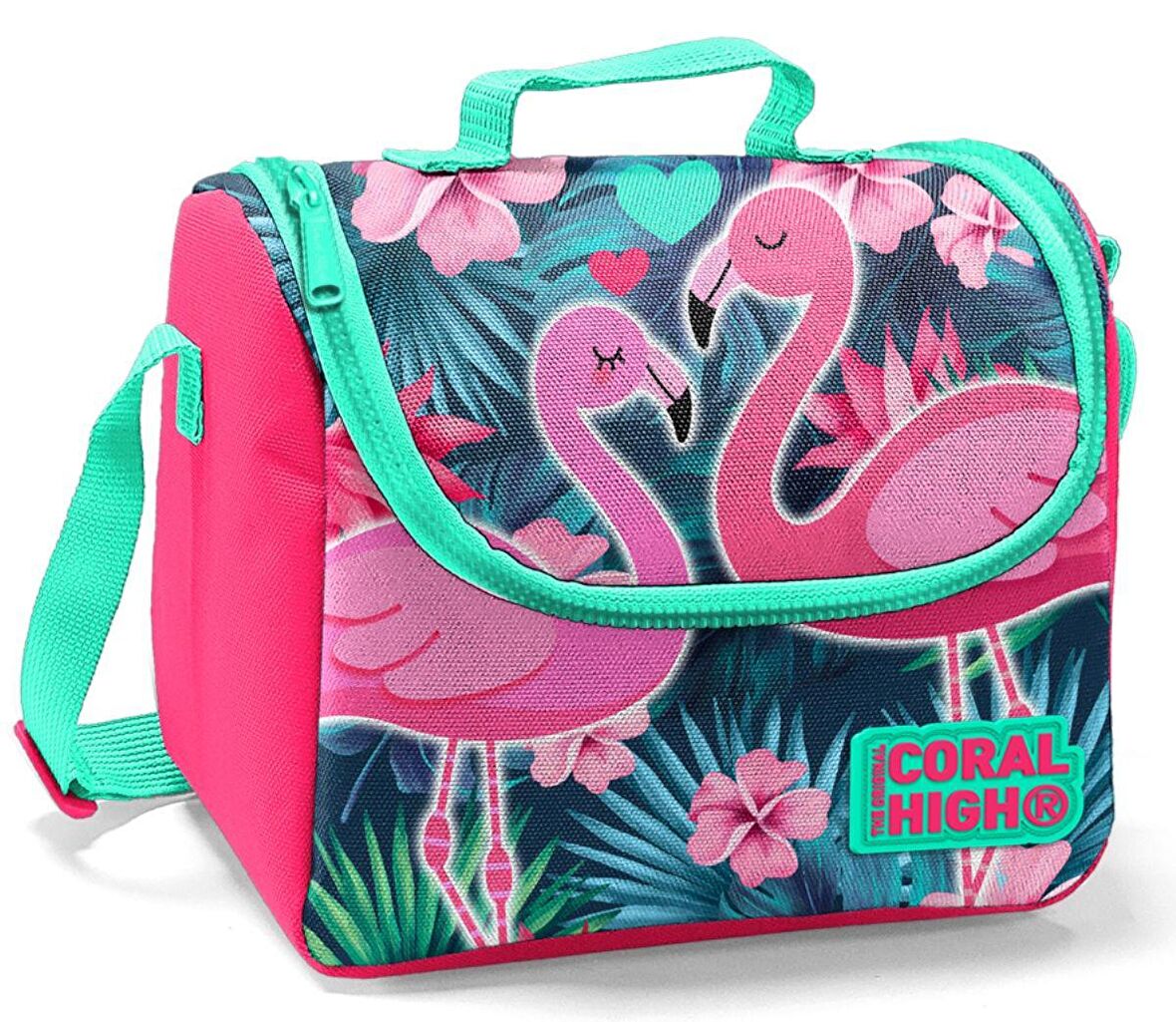 Coral High Flamingo Baskılı Termoslu Beslenme Çantası - Kız Çocuk