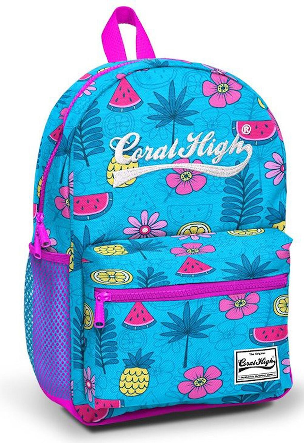 Coral High Pembe-Mavi Anaokulu ve Günlük Sırt Çantası - 4-5 Yaş