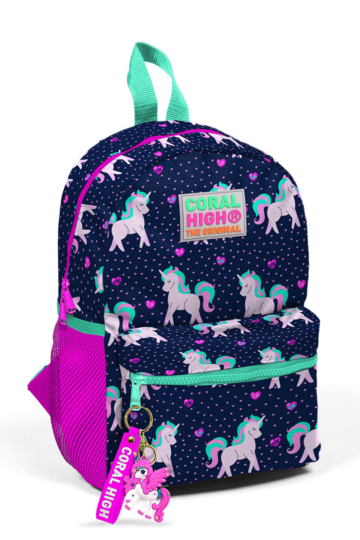 Coral High Kids Lacivert Unicorn İki Bölmeli Yuva Sırt Çantası 23334