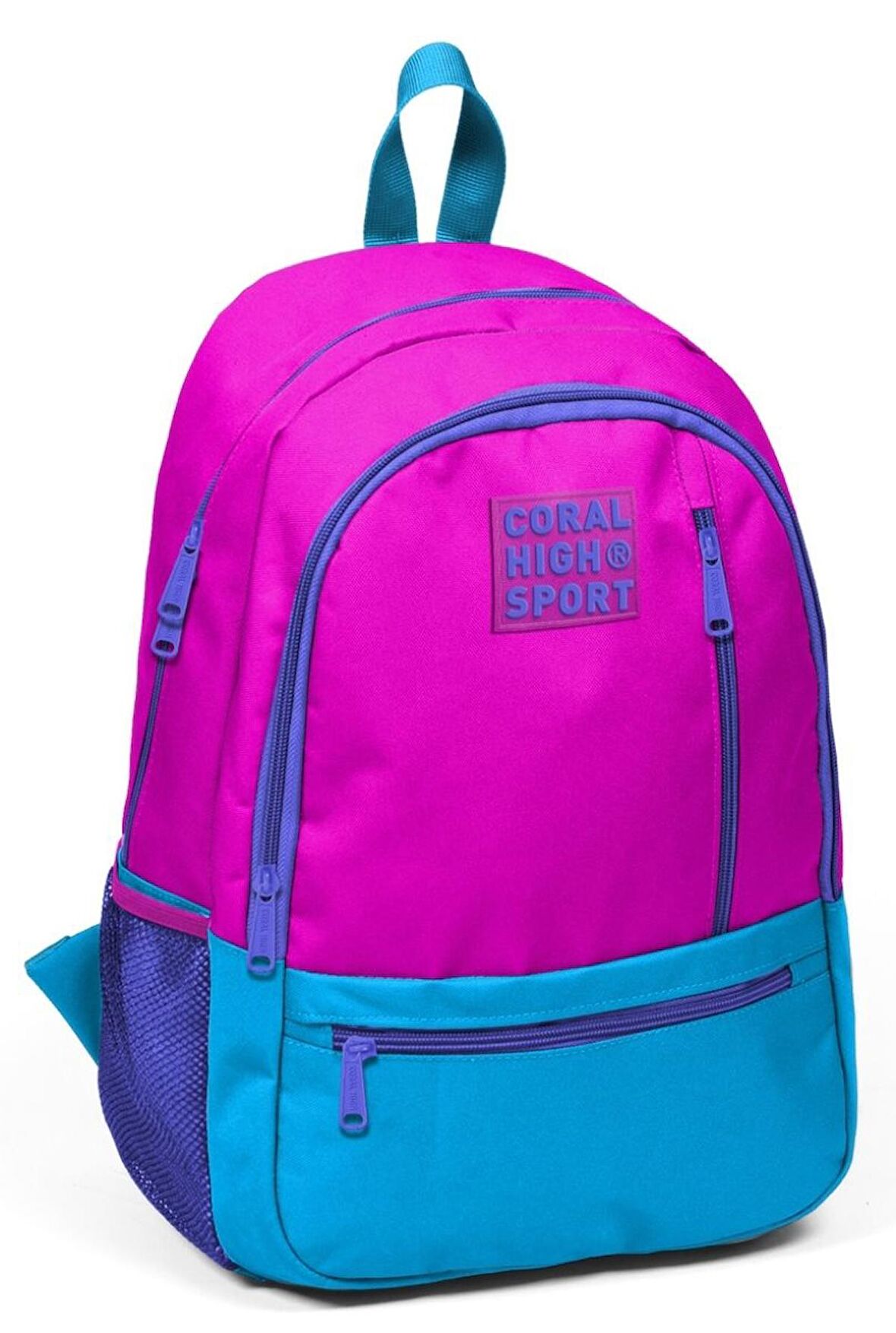 Coral High Sport Pembe-Mavi İlkokul,Ortaokul ve Günlük Sırt Çantası