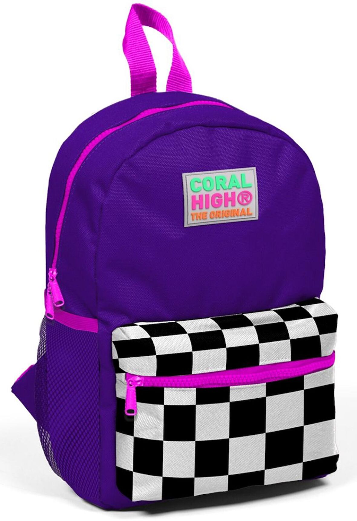 Coral High Mor Damalı Yuva, Kreş ve Günlük Sırt Çantası - Kız Çocuk