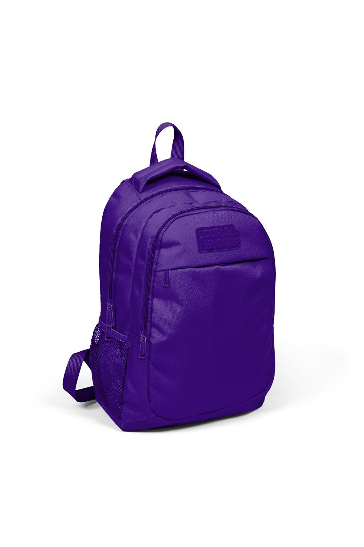 Coral High Kids Mor Üç Bölmeli USB Şarjlı Kulaklık Çıkışlı Sırt Çantası 24311