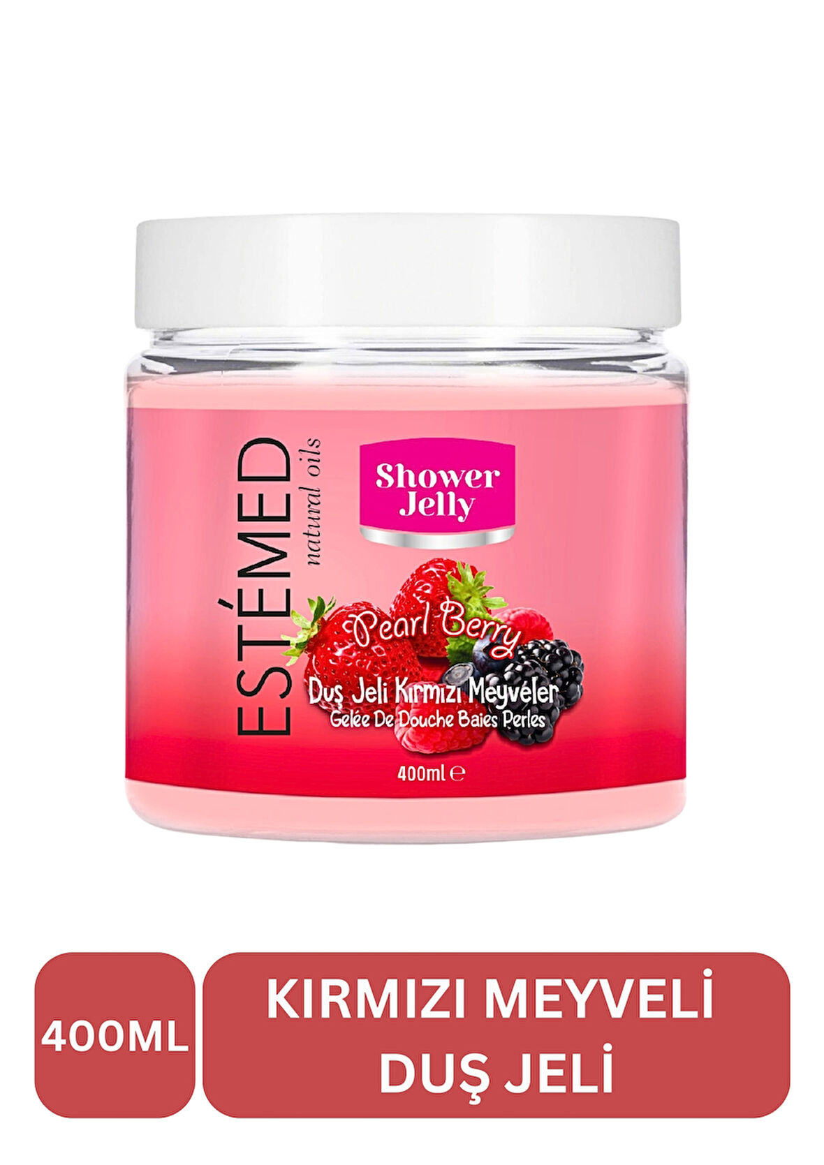 Estemed Duş Jölesi & Shower Jelly Pearl Berry 400ml