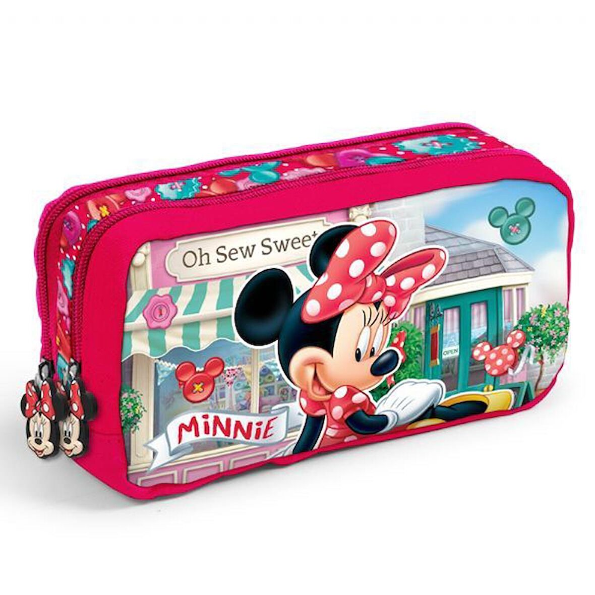 Minnie Mouse Kabartmalı Kalem Çantası (Yaygan 72144)