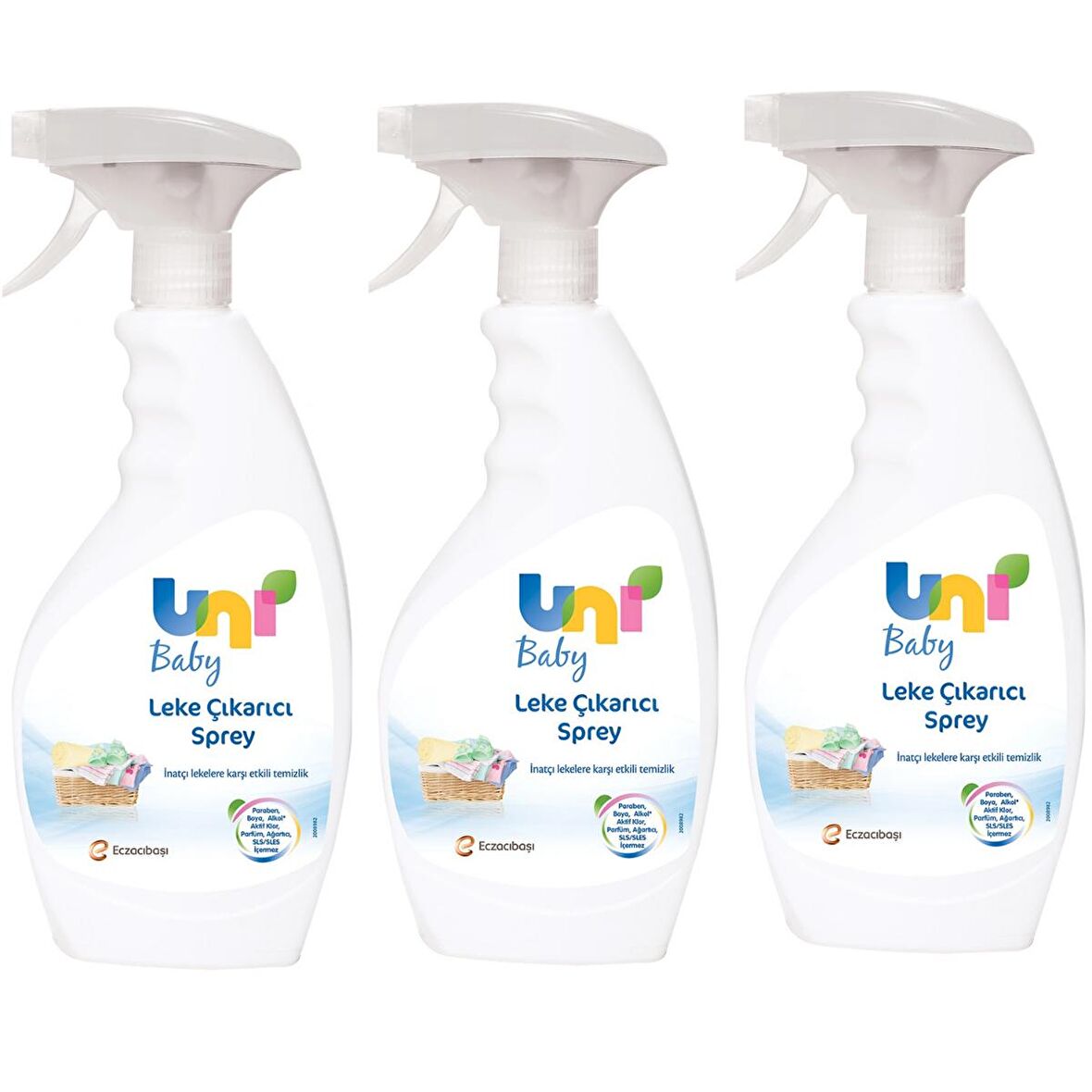 Uni Baby Leke Çıkarıcı Sprey 500 ml 3 ADET