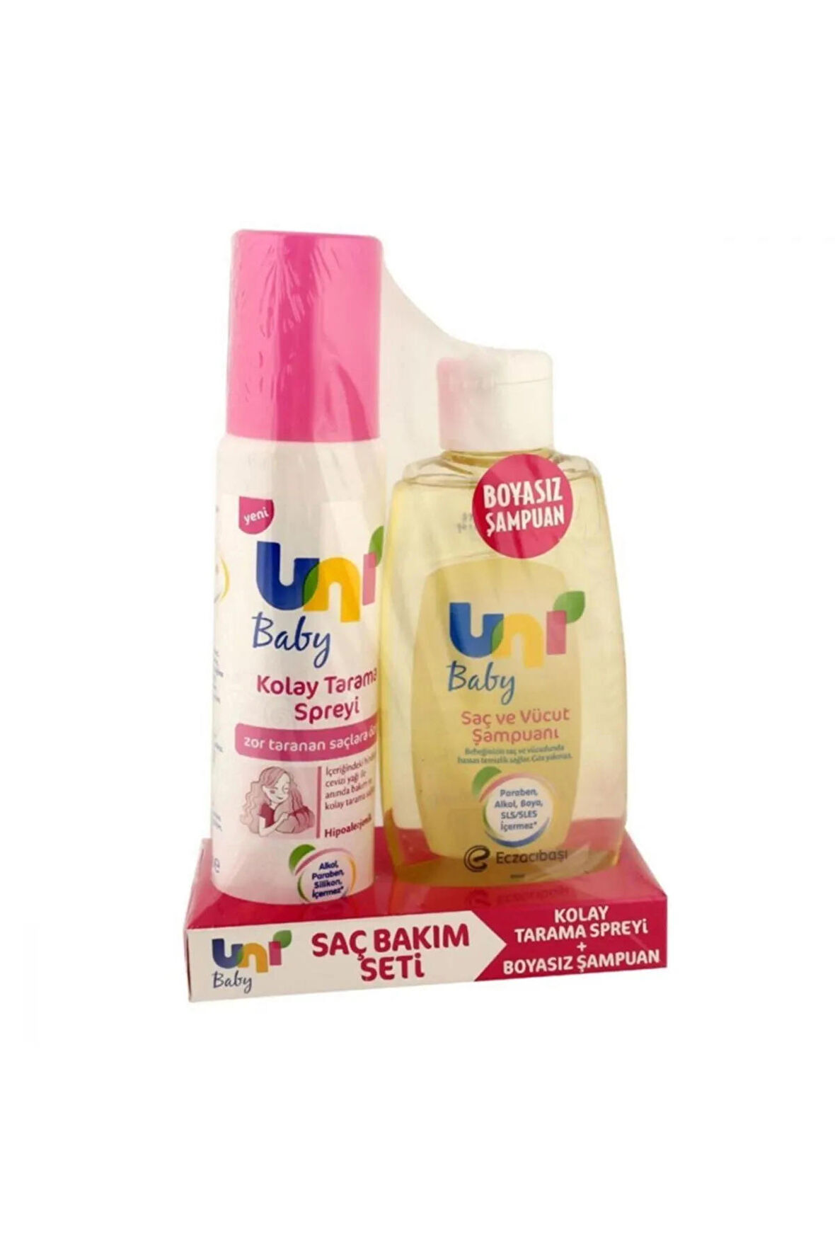 Uni Baby Kolay Tarama Spreyi + Saç Ve Vücut Şampuanı 200 Ml