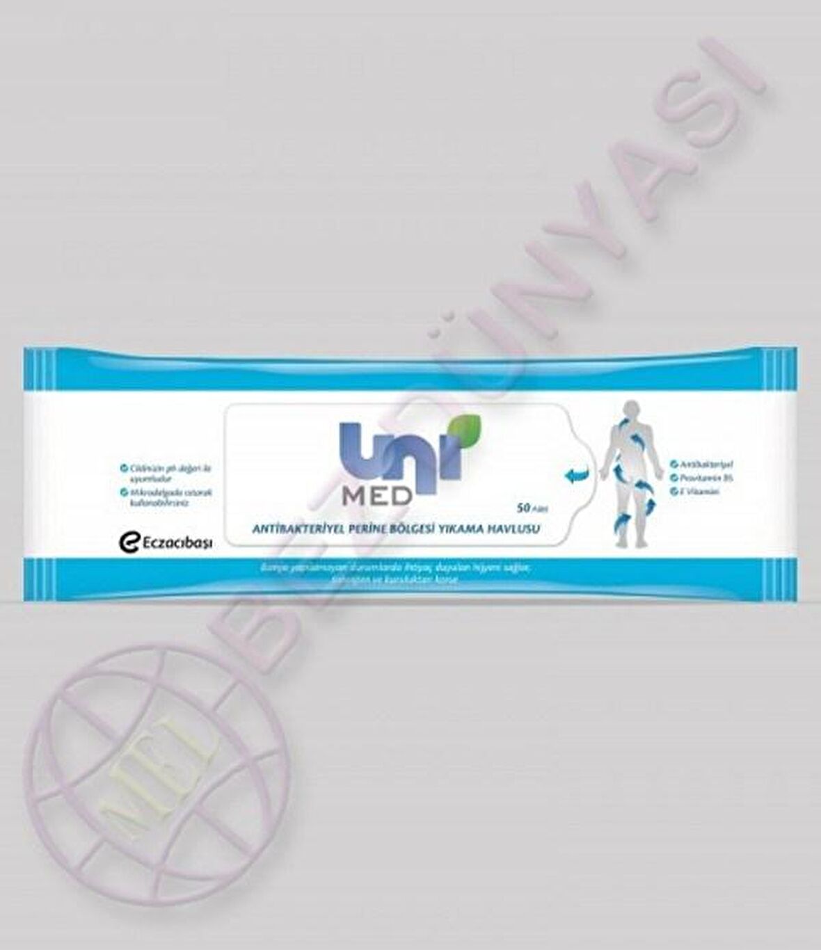 UNİMED PERİNE YIKAMA MENDİLİ 50 Lİ - 1 PAKET  