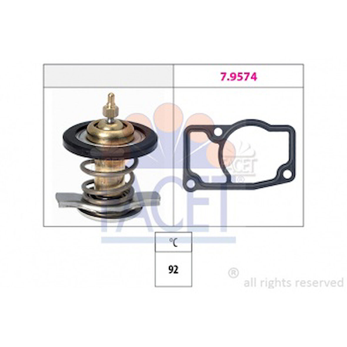 Opel Termostat Komple Y20dth Y22dtr Vectra C 02>08 - Facet 7.8607