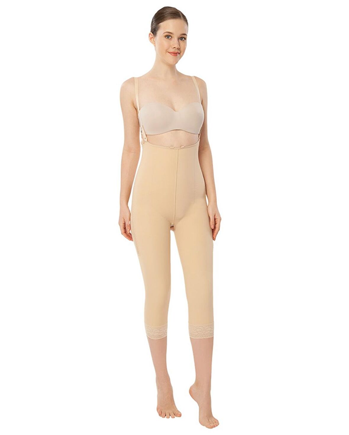 VARİTEKS 221 Fermuarlı Göğüs - Altı / Sırt Destekli Liposuction Korse