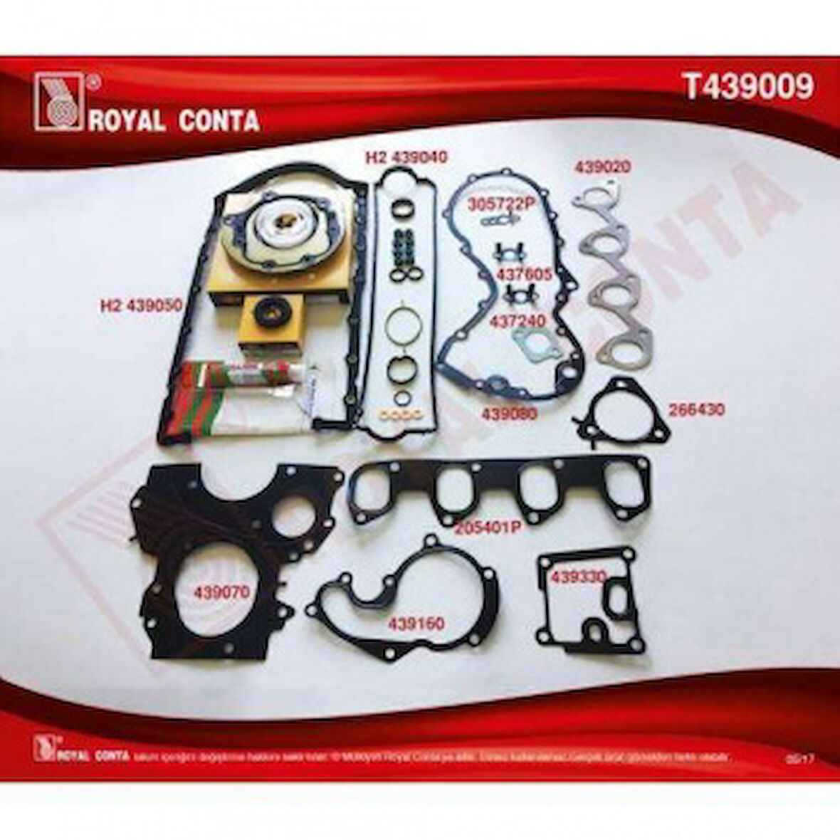 Ford Motor Takım Contası (alt / Ust Full) Skt Keceli S,k,c Harıc Connect 1,8tdci 02>13 Focus 1,8tdci 98>0 - Royal T439009