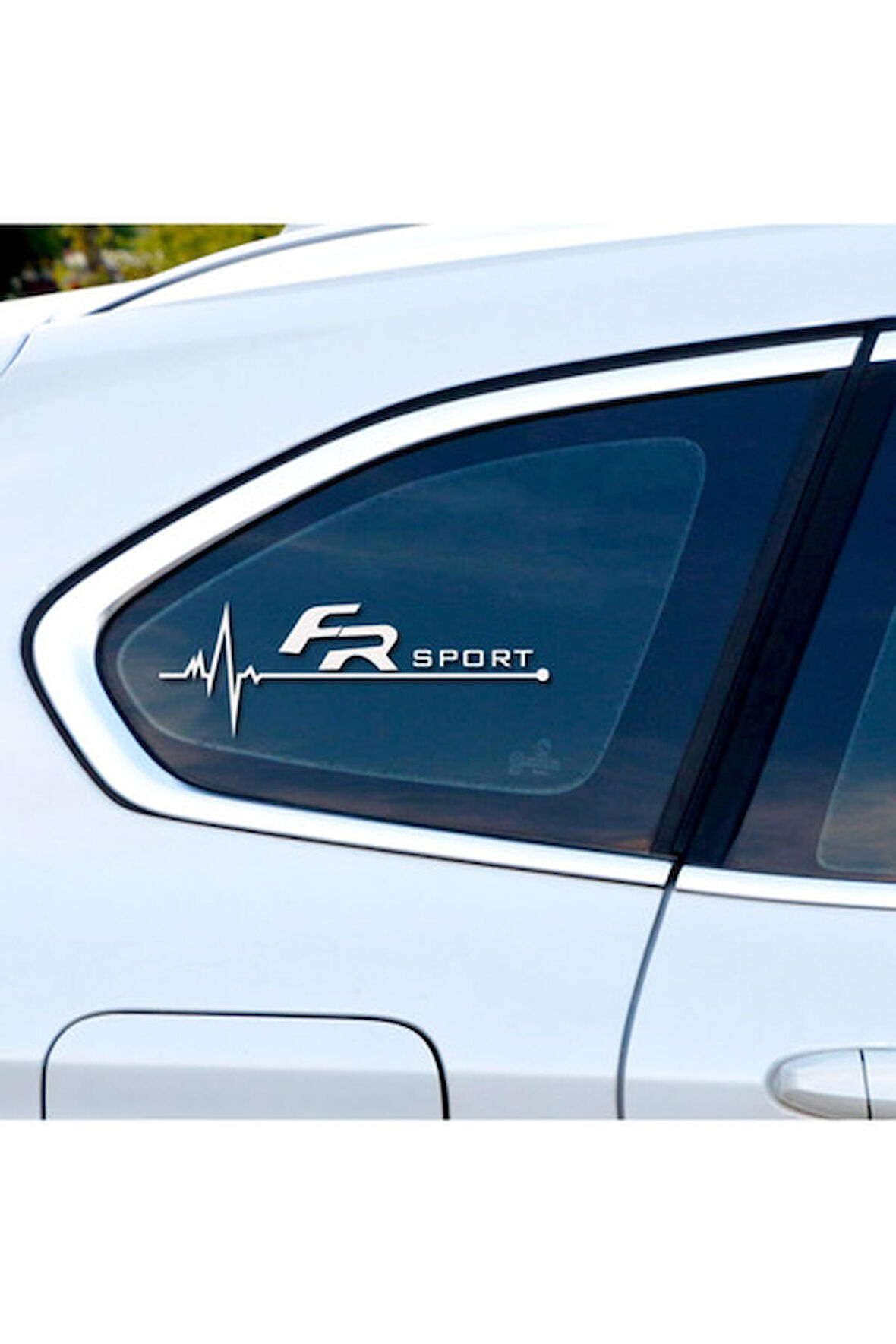 Seat Fr Yan Cam Sticker Oto Kapı  20 Cm X 7 Cm Holo-Chroma