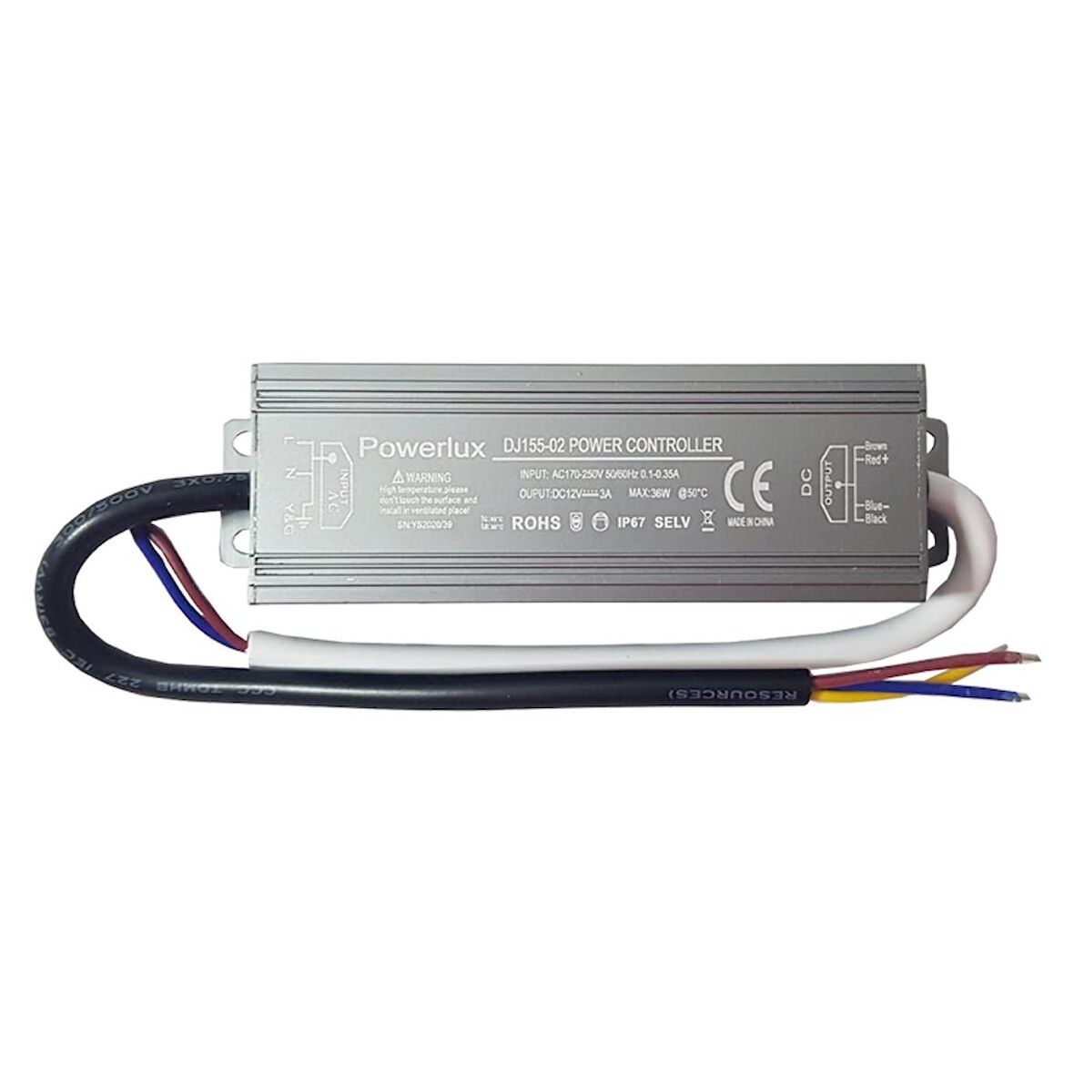 12 Volt 3 Amper 36 Watt IP67 ADAPTÖR