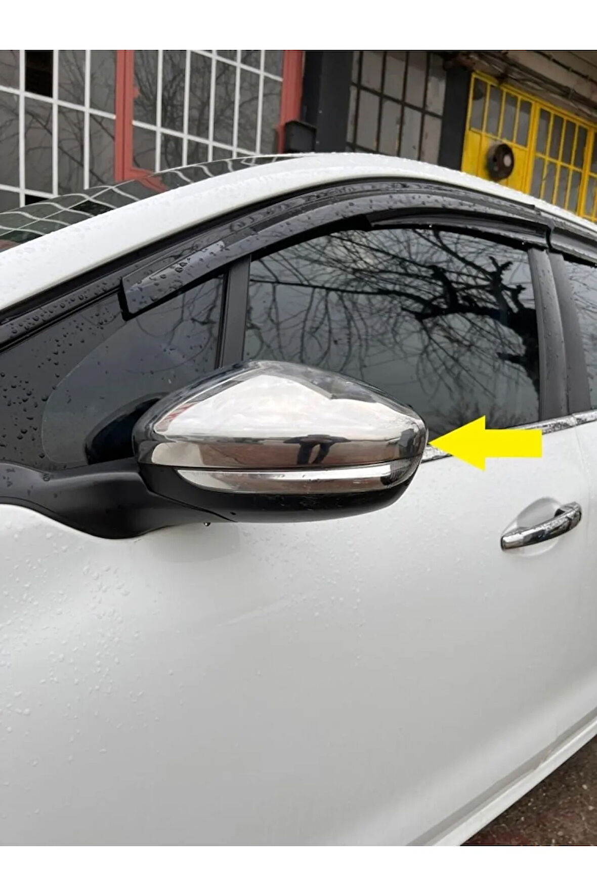 Peugeot 2008 Krom Ayna Kapağı 2 Parça 2013-2018 Arası Paslanmaz Çelik