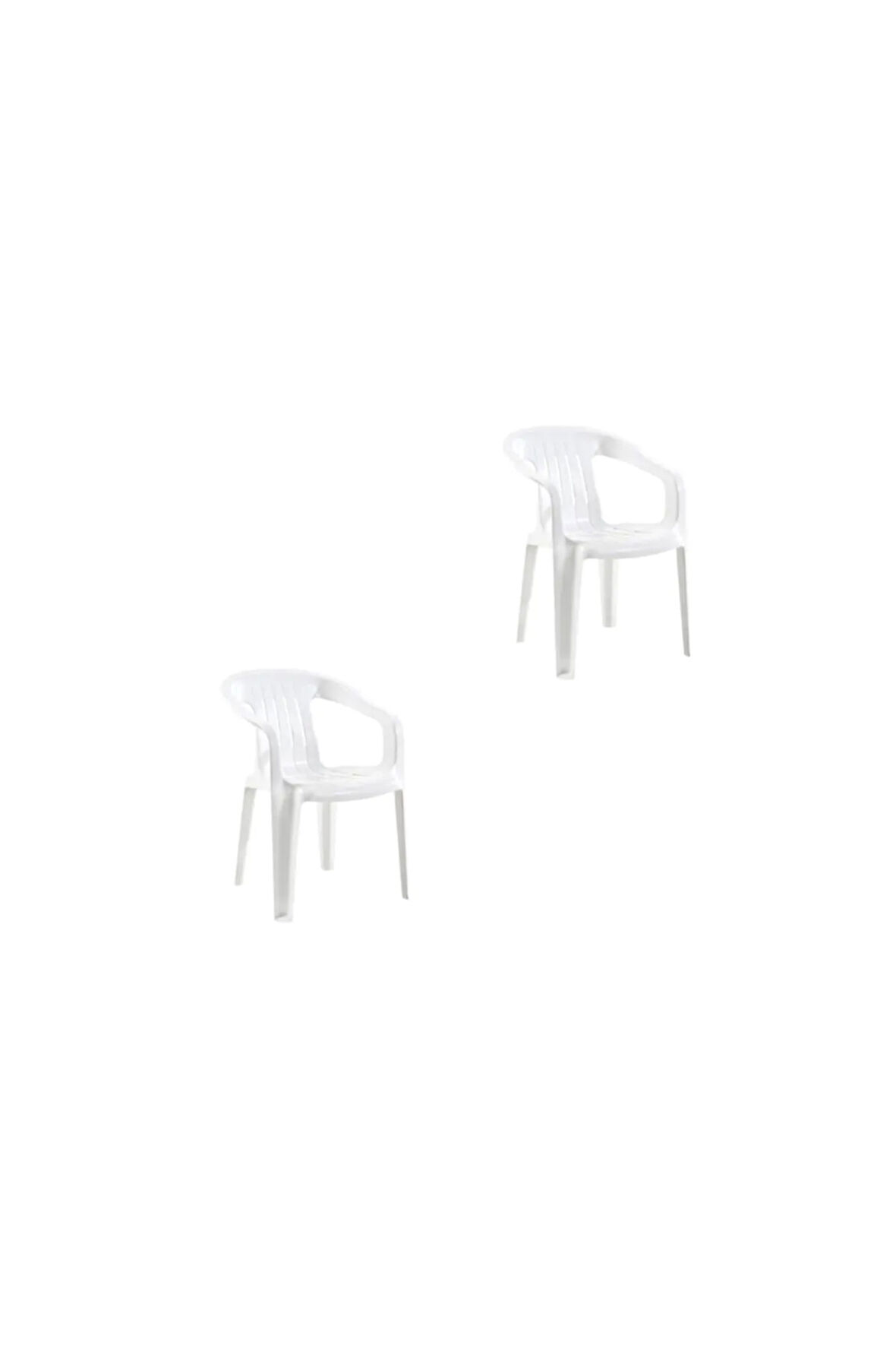 Avantaj Paketi 2 Adet Elit Balkon Bahçe Koltuk Sandalye Beyaz