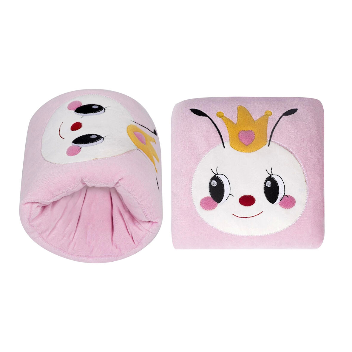 Sevi Bebe Nakışlı Lüks Emzirme Yastığı Art-271 Pembe